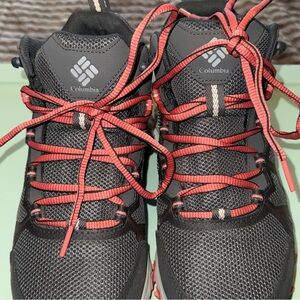 Columbia Black and Coral OrthoLite EcoLT Hiking Shoes